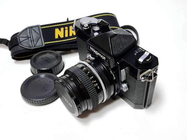Nikon Nikomat FTN 後期黑機身 Non ai Nikon NIKKOR 50mm F2
