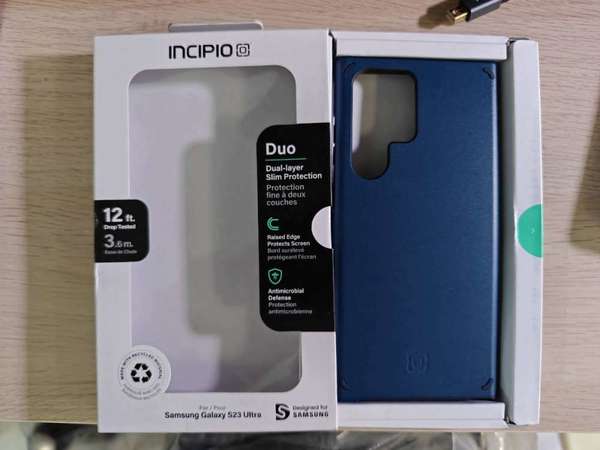 INCIPIO Duo 藍色 保護殼 for Samsung Galaxy S23 Ultra