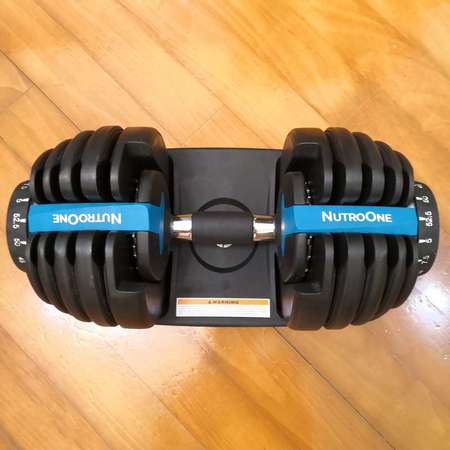 NutroOne 3 Sec Weight Adjust- Professional Dumbbell, 3秒極速調重-專業啞鈴, 5 to 52.5 lbs