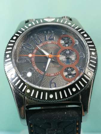 HAUREX italy chronograph quartz 石英計時腕錶