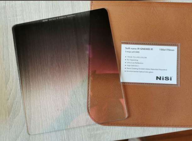 NiSi 耐司 Nano IR 150x170mm Soft GND8 / 0.9 / 3-Stops 漸變灰濾鏡