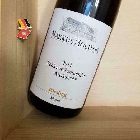 2011 Markus Molitor Wehlener Sonnenuhr Riesling Auslese *** Suss RP100滿分 半甜 白酒王