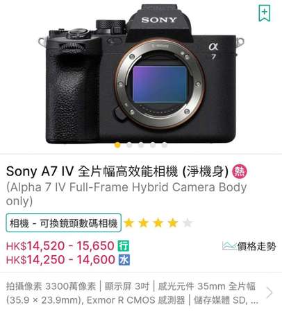 Sony A7 IV 相機