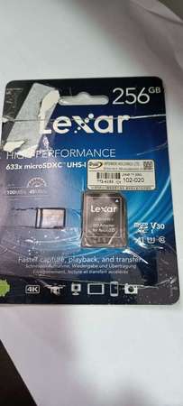Lexar High-Performance 633x UHS-I microSDXC  256GB