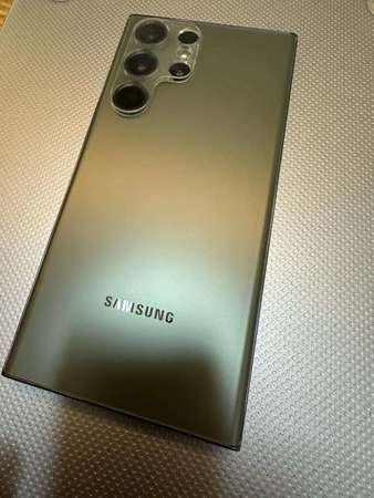 98%新Samsung S23 Ultra 墨綠色 12+256GB 超長保豐澤安心保二手機價6430 可小議