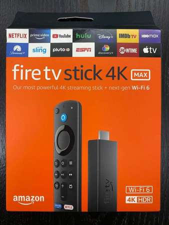 Amazon Fire TV Stick 4K Max Netflix Disney+ Plus Apple google android 港人話電視 App