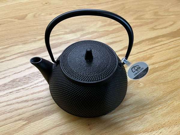 岩鋳 Iwachu 鉄瓶兼用急須 0.65L 黑色 南部鐵器鐵煮水器鐵煮水壼鐵茶壼 電磁爐適用 圍爐煮茶