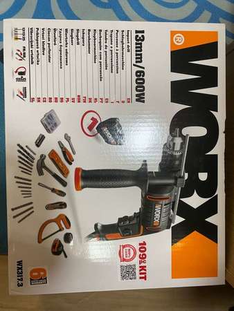 WORX WX317.3 多功能五金工具箱(套裝衝擊鑽)