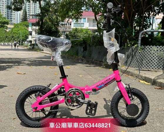 SOLAR AL120 粉色 兒童單車