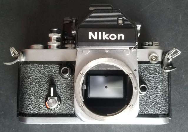 Nikon F2S Photomic 白色機身DP-2 LED Viewfinder發光二極管顯示觀景器