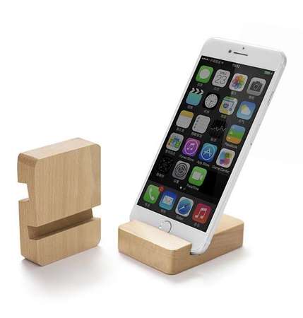 高品質木製手機 / iPad 平板支架 (含有豐隆保險 Logo 字樣)