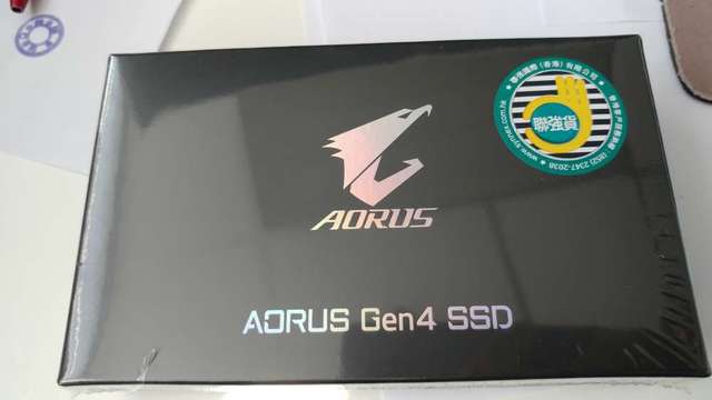 Gigabyte Aorus Gen4 NVME M.2 SSD 500GB