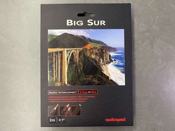 Audioquest Big Sur 3.5mm to RCA