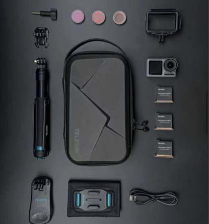 TELESIN Waterproof Adjustable Carrying Case GoPro Insta360 DJI Action  便攜手提收納包