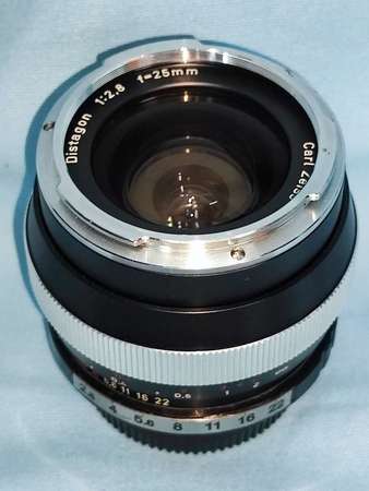 Contarex 25/2.8 Distagon black Lens for Nikon