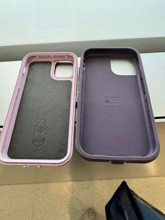 全新Iphone 11 purple pink phone case otter box 手機殼 粉紅色 PVC 硬軟殼 紫色 手機殼 套 墨西哥製造 ma