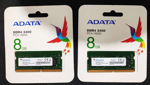 DDR4 SO-DIMM NOTEBOOK RAM 8GB X2 = 16GB