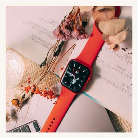 熱賣點 旺角店 全新 Apple Watch Series 7 41mm  GPS + 流動網絡 RED 配上 (RED)運動錶帶 香港行貨