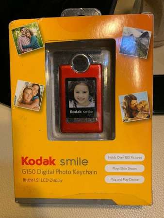 全新Kodak G150數碼照片鑰匙扣有1.5英寸屏幕可儲存100相照片