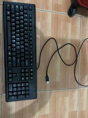HP USB有線鍵盤 keyboard