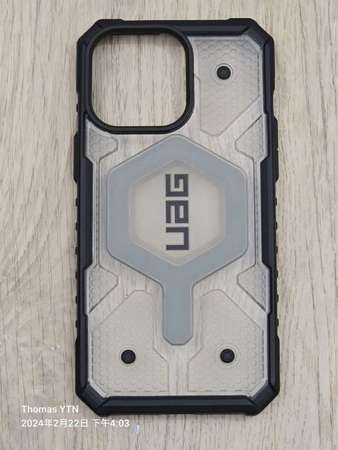 UAG PATHFINDER FOR MAGSAFE CLEAR IPHONE 15 PRO MAX CASE (ICE)
