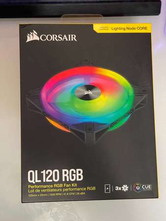 Corsair QL120 RGB 風扇 x3套裝