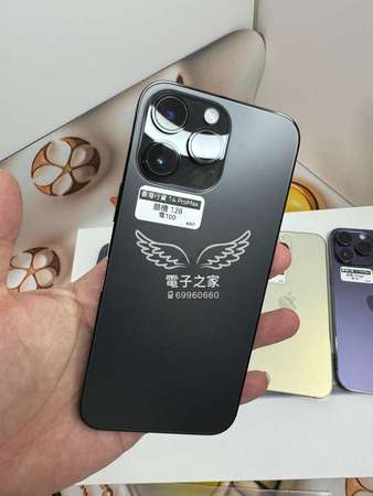 (最平14 pro max )Apple Iphone 14 pro max 128 256 512 1tb 紫 黑 白 金😍  😍香港行貨 黑色