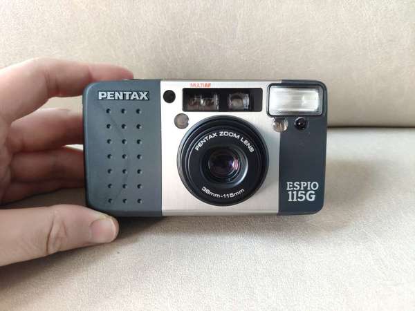 Pentax Espio 115G 近全新有盒中古菲林相機 38-115mm 菲林傻瓜機 底片相機 Film Point Shoot Camera（非115M）