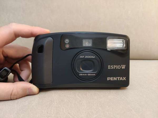 Pentax Espio W 新淨中古菲林相機 28-56mm廣角鏡頭 菲林傻瓜機 Film Point Shoot Camera 底片相機 旅行相機 便攝相機