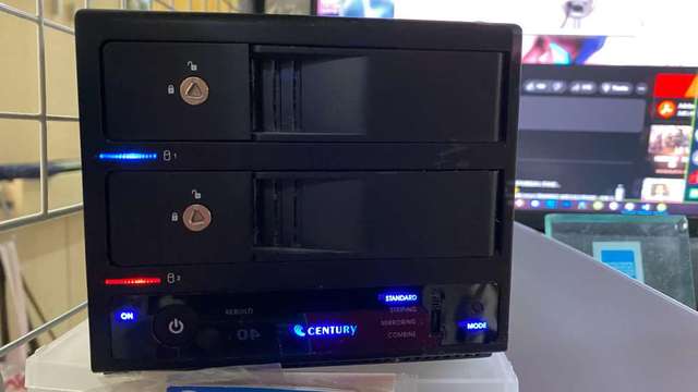 日本CENTURY 2Bay 3.5吋HDD USB 3.0 外置盒 (CRNS35U3)