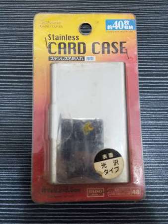 不銹鋼製 卡片盒 可容納 40 張卡片 Stainless Steel Card Case Wallet Holder Box Hold 40pcs cards