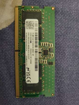 DDR5 8GB 4800HZ Lenovo notebook ram