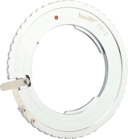 Haoge Manual Lens Mount Adapter For Fujifilm XF Lens To Nikon Z 金屬接環