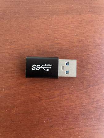 USB Type C (female) to USB A (male) Adaptor (USB 3.1 Gen 1 5Gbps)