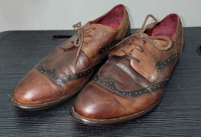 Vero Cuoio 咖啡棕色 男裝 真皮 皮鞋 Leather Fashion Shoes Shoe Size 尺碼 US 9 / Euro 41 Brown