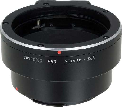 Fotodiox Pro Lens Mount Adapter - Kiev 88 SLR Lens to Canon EOS (EF, EF-S) Mount