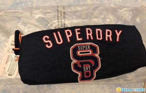 全新 Superdry super dry 筆袋 化妝袋 收納袋 100% real & New