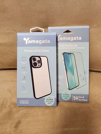 Yamagata 全新 手機殼+ 貼 set, iphone 14 Promax