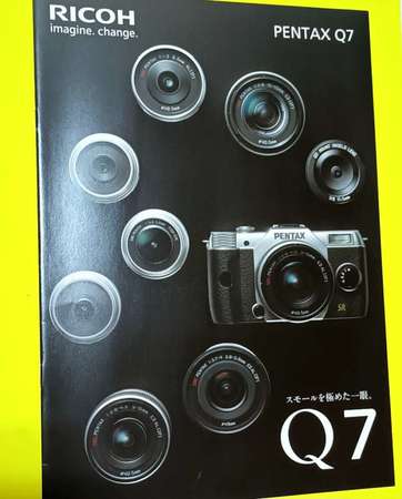 全新絕版PENTAX Q7 無反相機及鏡頭系統CATALOGUE
