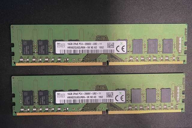 SK hynix KOREA DDR4 PC4 2666 16GB for PC