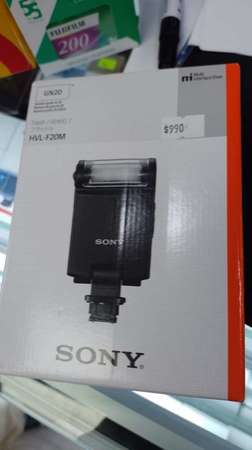 全新行貨 Sony HVL-F20M Flash 閃光燈有單
