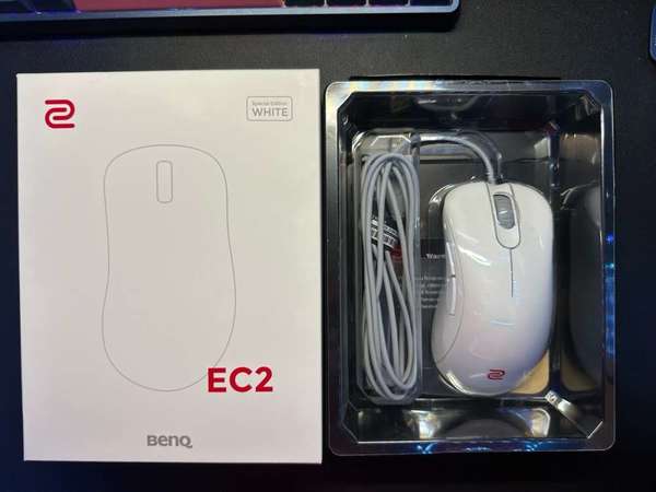 Zowie EC系列白色光面特別版遊戲滑鼠 EC2 White