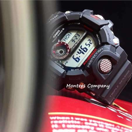 Montres Company香港註冊公司(26年老店) 卡西歐 CASIO G-Shock RANGEMAN 黑貓 六局電波 GW-9400-1 兩款色有現貨