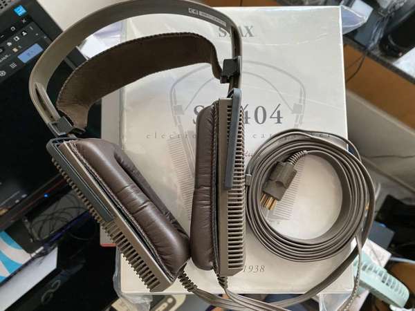 日本 Stax SR 404 signature headphone 靜電 真空管耳機 + SRM T1S 真空管耳擴