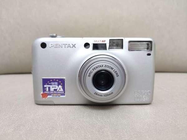 Pentax ESPIO 120SW 新淨實用 中古菲林相機 28-120mm廣角鏡頭 傻瓜機 底片相機【全機運作正常，外觀有瑕疵，詳見內文】旅行相機 便攝相機