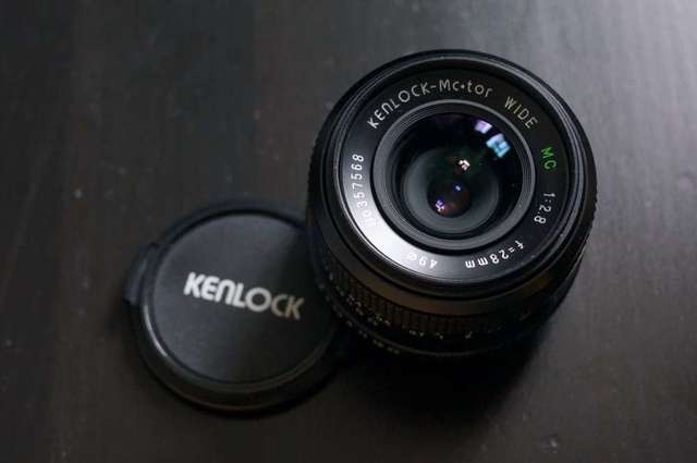 Kenlock 28mm f2.8 Minolta MD/MC mount