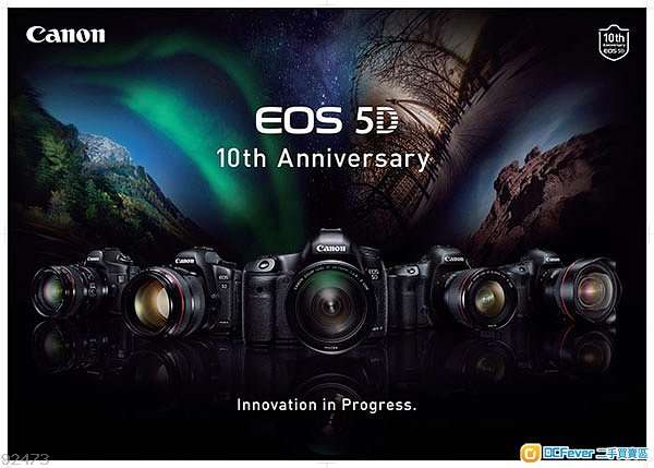 Canon EOS 5D 10th Anniversary 十周年限量版紀念襟章套裝