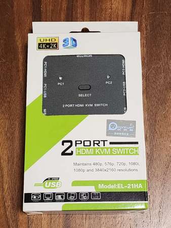 Dorewin - 2 Port HDMI KVM Switch