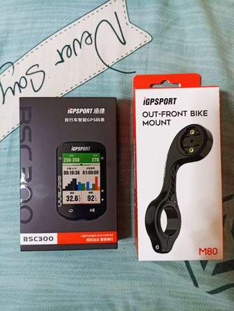 IGPSPORT BSC300 GPS Cycling Computer , Free Igpsport M80 Out-front Bike Mount