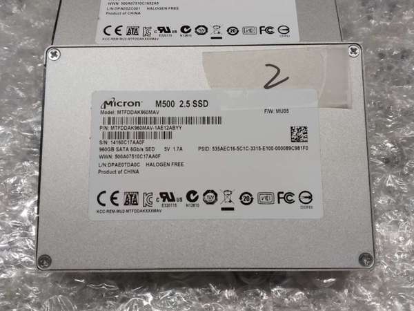 Micron M500 SSD 960GB 2.5